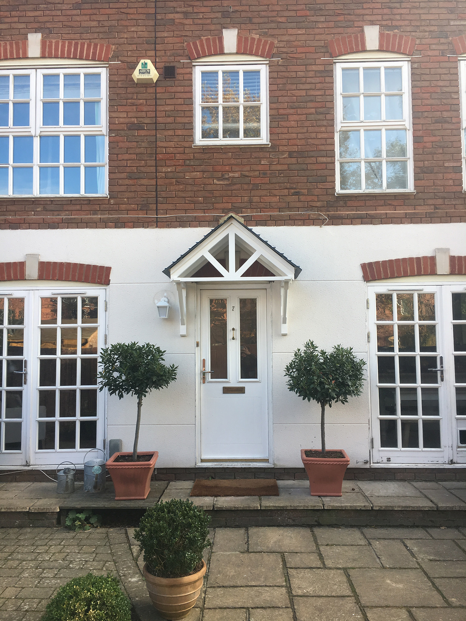 Timber porch frame construction